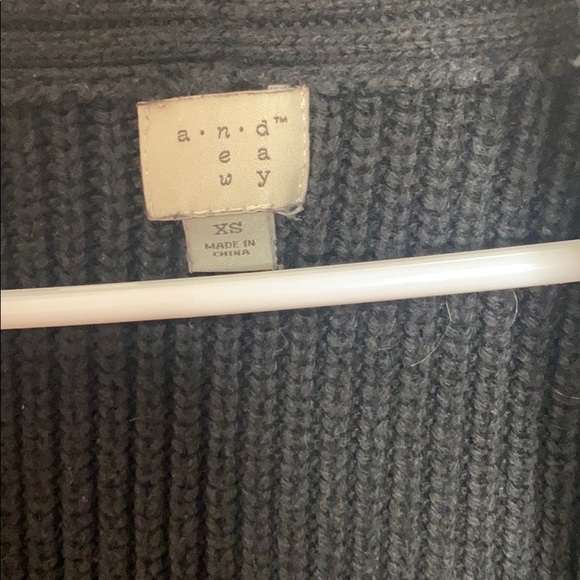 Woman’s Black Knitted Cardigan - Picture 3 of 4